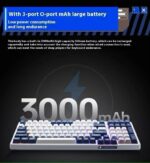 Thunderobot K98 GASKET Wireless /BT Gaming Mechanical Keyboard Hifi Linear  Switch - Image 6
