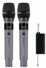 SonicGear Microphone Wireless 2xHandsets Rechargeable LED WM 2200UL DUAL Grigio
