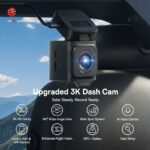 Baseus Car Dashcam Front 3K GPS+Solar PrimeTrip VD1 Black - Image 2