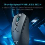 Thunderobot ML602 Wireless Gaming Rechargeable Mouse Black - Image 4