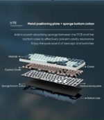 Thunderobot K98 GASKET Wireless /BT Gaming Mechanical Keyboard Hifi Linear  Switch - Image 4