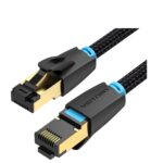 Vention NETWORK Cable CAT8 SFTP Braided 1.5m Black IKGBG