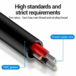 Vention AUDIO 3.5mm M to 2×6.3mm M Cable 1.5m BACBG - Image 4
