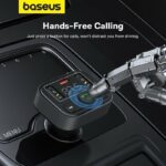Baseus Car FM Transmitter-Charger USB/BT/SD 18W S09 Lite - Image 2