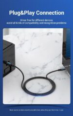 Vention IT Cable USB-C 2.0 to USB-B Male for Printer 2.0m CQUBH - Image 7