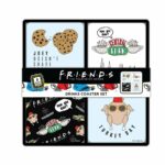 Friends Coasters Σετ Σουβέρ Ποτηριών με Σχέδιο Friends 4 Τεμάχια