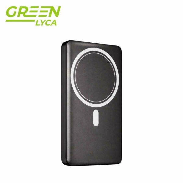 Green Lyca Power Bank 5000mAh Ultra Thin Aluminum 20W PD με Ασύρματη Φόρτιση GL70329