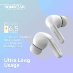SonicGear EARPUMP TWS 12 ANC Earphones White - Image 2