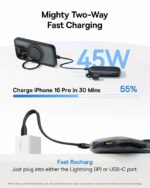 Baseus Powerbank 45W 10000mAh Display EnerFill FC21 Qpow 3 Ultra Black - Image 4