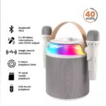 SonicGear Portable Karaoke Kids Speaker BT/Wireless Dual Mics iOX K800 White - Image 6