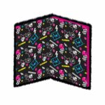 Kuromi Rock Out Plush Notebook A5 Σημειωματάριο με Απαλό Λούτρινο Εξώφυλλο Ριγέ 3+ Ετών Μαύρο - Image 6