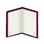 Kuromi Rock Out Plush Notebook A5 Σημειωματάριο με Απαλό Λούτρινο Εξώφυλλο Ριγέ 3+ Ετών Μαύρο - Image 5