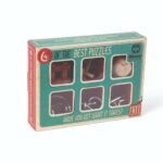 Mensa Σετ Γρίφων με Ξύλινους και Μεταλλικούς Γρίφους Εξάσκησης του Μυαλού 6+ Ετών