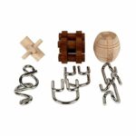 Mensa Σετ Γρίφων με Ξύλινους και Μεταλλικούς Γρίφους Εξάσκησης του Μυαλού 6+ Ετών - Image 2