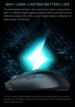 Thunderobot ML602 SE Wireless Gaming Rechargeable Mouse White - Image 6