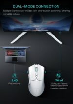 Thunderobot ML602 SE Wireless Gaming Rechargeable Mouse White - Image 7