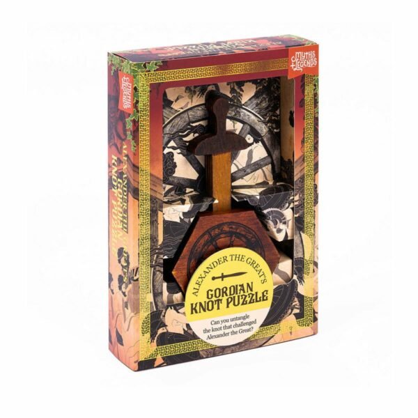 Myths and Legends Alexander the Great Gordion Knot Puzzle Ξύλινος Γρίφος Δεσμός του Γόρδιου 12+ Ετών