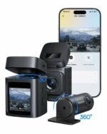 Baseus Car Dashcam Front 3K + Back 1080p Kit GPS+Solar PrimeTrip VD1 Black