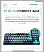 Thunderobot KG3089 Wired Mechanical Keyboard Red switch Black - Image 5