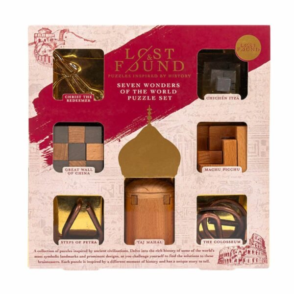 Seven Wonders of the World Σετ Γρίφων Εμπνευσμένο από τα 7 Θαύματα του Κόσμου 8+ Ετών