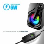 SonicGear Titan2 2.0 USB Ηχεία με Ισχυρό Ήχο 12W & Εφέ Φωτισμού 7 Χρωμάτων - Image 3
