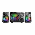SonicGear Titan 3 2.1 Ηχεία Υπολογιστή 24W με Bluetooth, FM Radio, USB/SD & Φωτισμός 7 Χρωμάτων