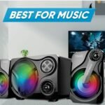 SonicGear Titan 3 2.1 Ηχεία Υπολογιστή 24W με Bluetooth, FM Radio, USB/SD & Φωτισμός 7 Χρωμάτων - Image 5