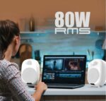 SonicGear StudioPod V-HD 2.0 Audio Speakers White - Image 2