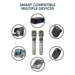 SonicGear Microphone Wireless 2xHandsets WM 3000UL DUAL Palladium - Image 6