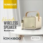SonicGear Portable Speaker BT/Wireless Dual Mics iOX K600 Souffle - Image 2