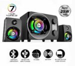 SonicGear Titan7 PRO 2.1 PC Speakers BT/USB/FM/LED 50W - Image 2