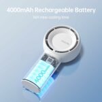 Jisulife Portable Personal Fan FA43 White - Image 4