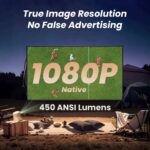 Yaber T2 Plus Φορητός Projector Full HD με Μπαταρία, WiFi 6, Smart TV & Ήχο JBL - Image 4