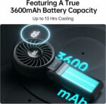 Jisulife Portable Personal Fan Life7 5000mAh Black - Image 2