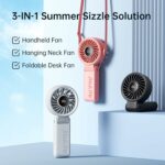 Jisulife Portable Personal Fan Life7 3600mAh Black - Image 7
