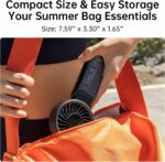 Jisulife Portable Personal Fan Life7 3600mAh Black - Image 6