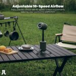 Jisulife Outdoor Fan Ultra1 Green - Image 2