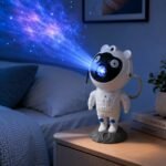 Παιδικό Φωτιστικό Projector Προβολέας Αστροναύτης Starry Nebula Γαλαξία με Εναλλαγή Χρωμάτων, 360° Περιστροφή & Τηλεχειριστήριο 3+ Ετών - Image 5