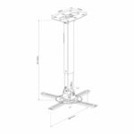 AV:Link Βάση Οροφής για Projector με Ρυθμιζόμενο Βραχίονα 38–62cm PJM620  - Image 3