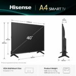 Hisense Τηλεόραση 40” Smart LED Full HD με VIDAA, Apple AirPlay & Game Mode 40A4Q - Image 7