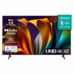 Hisense Τηλεόραση 43” Smart LED 4K με Dolby Vision, VIDAA & Game Plus Mode 43A6N 