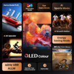 Hisense Τηλεόραση 43” Smart QLED 4K με Dolby Vision, Dolby Atmos & AI Smooth Motion 43E7Q - Image 2