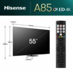 Hisense Τηλεόραση 55” Smart OLED 4K με Dolby Vision IQ, Dolby Atmos & Game Mode PRO 55A85N - Image 7