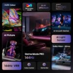 Hisense Τηλεόραση 55” Smart QLED 4K με Dolby Vision, Dolby Atmos & 144Hz Game Mode PRO 55E7Q - Image 8