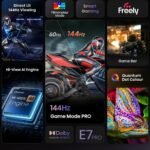 Hisense Τηλεόραση 55” Smart QLED 4K με Dolby Vision, Dolby Atmos & 144Hz Game Mode PRO 55E7Q - Image 7