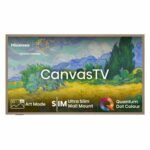 Hisense Τηλεόραση 55” Smart QLED 4K Canvas TV με Art Mode, Dolby Vision IQ & 144Hz Game Mode PRO 55S7N 