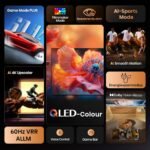 Hisense Τηλεόραση 65” Smart QLED 4K με Dolby Vision, Dolby Atmos & Game Mode Plus 65E7Q - Image 5