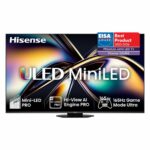 Hisense Τηλεόραση 65” Smart QLED Mini LED 4K με Dolby Vision IQ, Dolby Atmos & Game Mode Ultra 65U8Q 