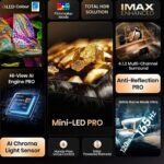 Hisense Τηλεόραση 75” Smart QLED Mini LED 4K με Dolby Vision IQ, Dolby Atmos & Game Mode Ultra 75U8Q  - Image 4