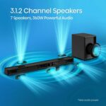 Hisense Soundbar 3.1.2 Καναλιών 360W με Dolby Atmos, Ασύρματο Subwoofer & DTS:X AX3120G - Image 2